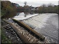 SK3788 : Fish pass on Sanderson's Weir by Graham Hogg