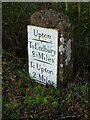 Milestone on the A4104