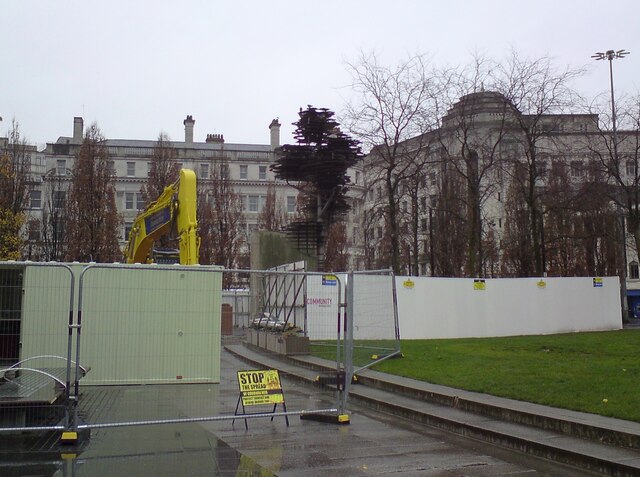 Demolition of the Piccadilly Wall