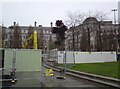 SJ8498 : Demolition of the Piccadilly Wall by Gerald England