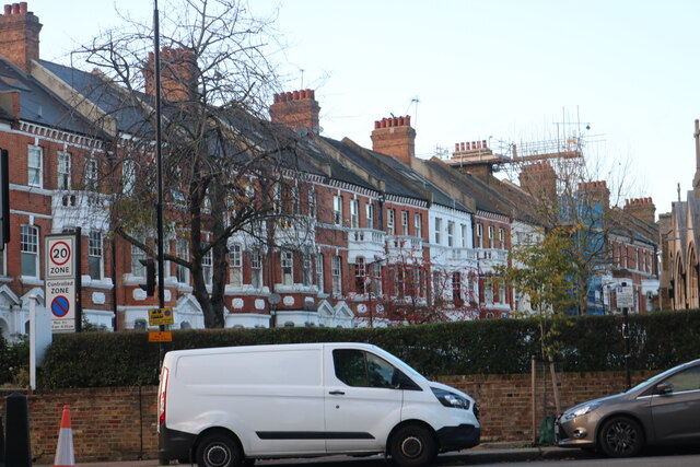 Houses on Mazenod Avenue from Quex Road