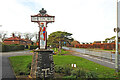 TL8682 : Thetford town sign by Adrian S Pye