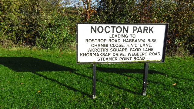 Unusual street names Nocton Park, Nocton