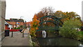 Sleaford - River Slea & footbridge at the end of New Street