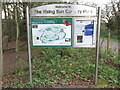 NZ3069 : Sign, Rising Sun Country Park by Geoff Holland