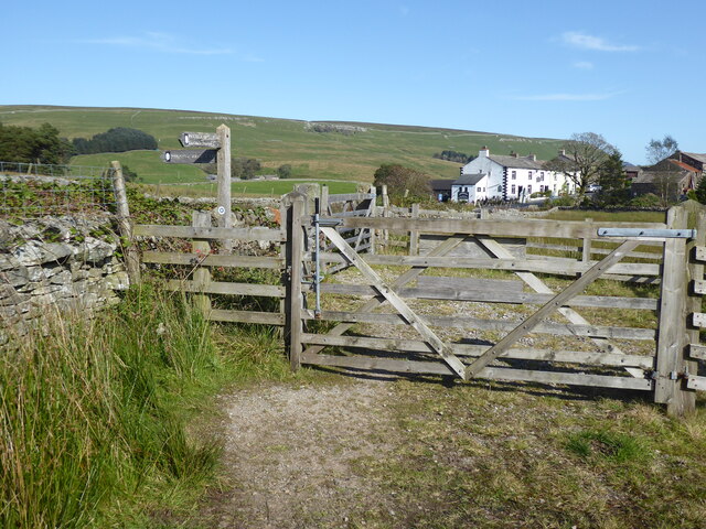 The Pennine Bridleway near the Moorcock Inn