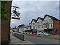 Baldock Street and the Jolly Postie pub, Royston