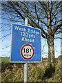 Crusty sign on Hapsford Hill