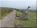 SD8181 : The Pennine Way & Bridleway near Middle Bank Hill by Dave Kelly