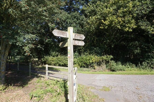 Finger post at Laceby Manor Golf Club