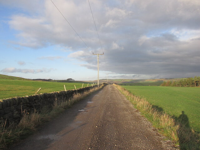 The track from Crawshaw farm.
