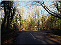 Road junction near Leigh Delamere