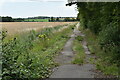 Farm track and public footpath towards Snipe Farm