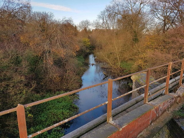 River Colne from Ebury Way, Watford