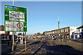 Stafford Road near Bushbury in Wolverhampton