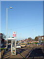 Stafford Road bus stop in Wolverhampton