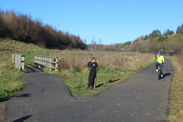 Cycle path, Central Valley LNR, Ebbw Vale
