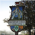 Horsford village sign