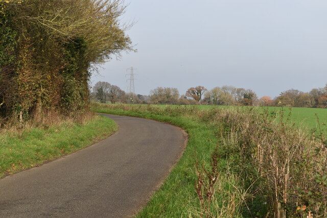 Horsebridge Road south of Pittleworth