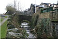 Water course next to the Rochdale Canal, Walsden