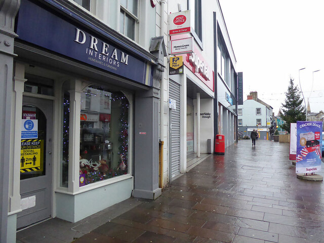Dream Interiors closed, Market Street, Omagh