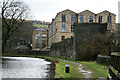 Rochdale Canal and Hollins Mill, Walsden