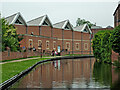 Tesco by the canal in Kidderminster, Worcestershire