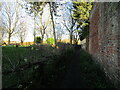 Footpath approaching the River Trent near Farndon