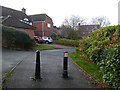 Path entering White Hill, Home Meadow, Worcester