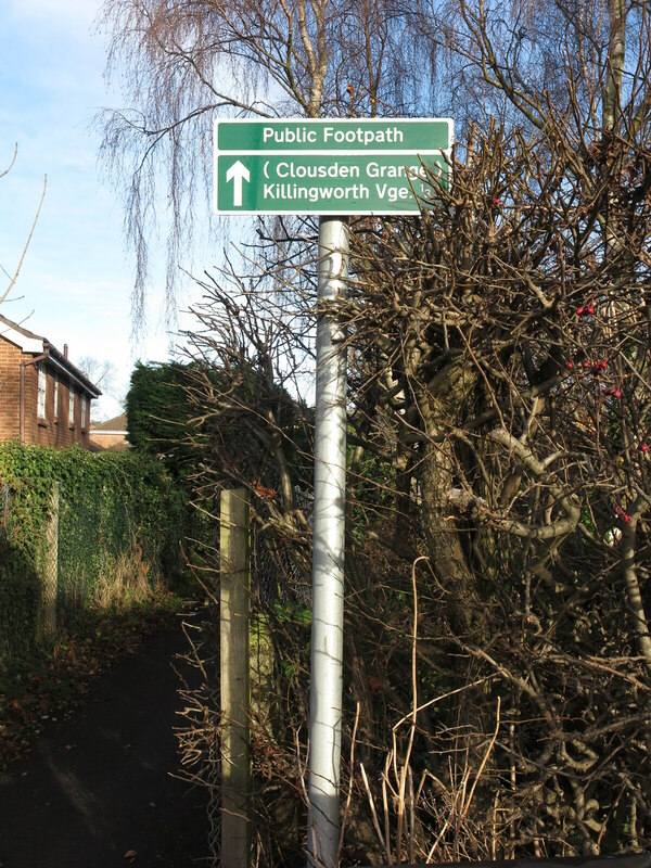 Sign, Great Lime Road Near Forest Hall © Geoff Holland Cc-by-sa 2.0 