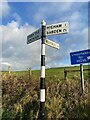 Direction Sign ? Signpost near Haddings Head