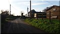 Lane passing Mapledurham  Parish Hall