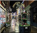 Christmas lights in Drapers Lane (Leominster)