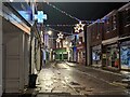 Christmas lights in Corn Street (Leominster)