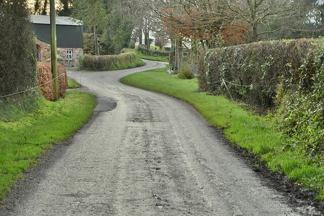 Bends along Dunwish Road