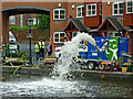 SO8171 : Canal re-oxygenation at Stourport #1, Worcestershire by Roger  D Kidd