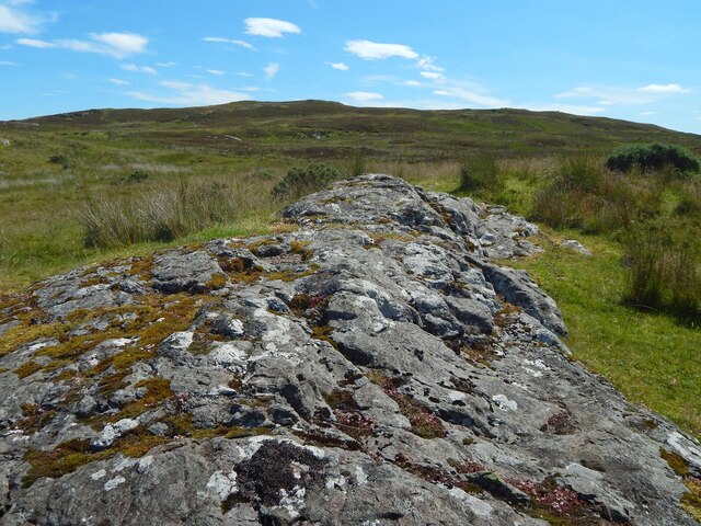 Rock outcrop on the moor