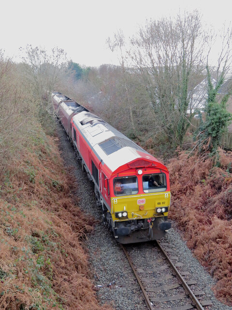 Coal train in Trelewis