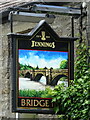 Sign for the Bridge Inn, Grinton #2