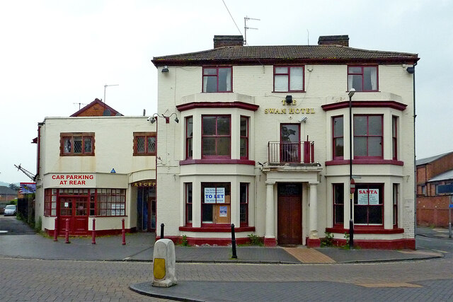 The Swan Hotel in Stourport,... © Roger D Kidd :: Geograph Britain and ...