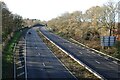SO7432 : The M50 motorway passing Bromesberrow Heath by Philip Halling