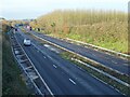 SO7633 : The M50 motorway approaching Junction 1 by Philip Halling
