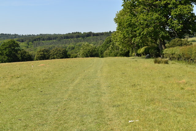 Footpath following field boundary © N Chadwick cc-by-sa/2.0 :: Geograph ...