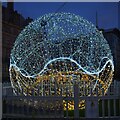 SK3587 : Christmas Illuminations in the Peace Gardens by Graham Hogg