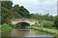 SJ9522 : Lodgefield Bridge near Baswich in Stafford by Roger  D Kidd