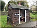 Festive bus shelter