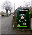 Green World donations bin, Gloucester Road, Stonehouse