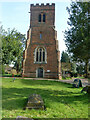 TL4404 : Epping Upland church tower by Robin Webster