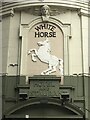 SK3536 : Name plaque of the White Horse by David Lally