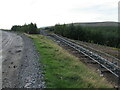 NS6715 : Road and conveyor near Craigshiel by Chris Wimbush